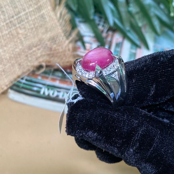 Nhẫn nam hột chủ Ruby NB RH 13